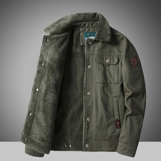 Hudson Sherpa-Lined Utility Jacket