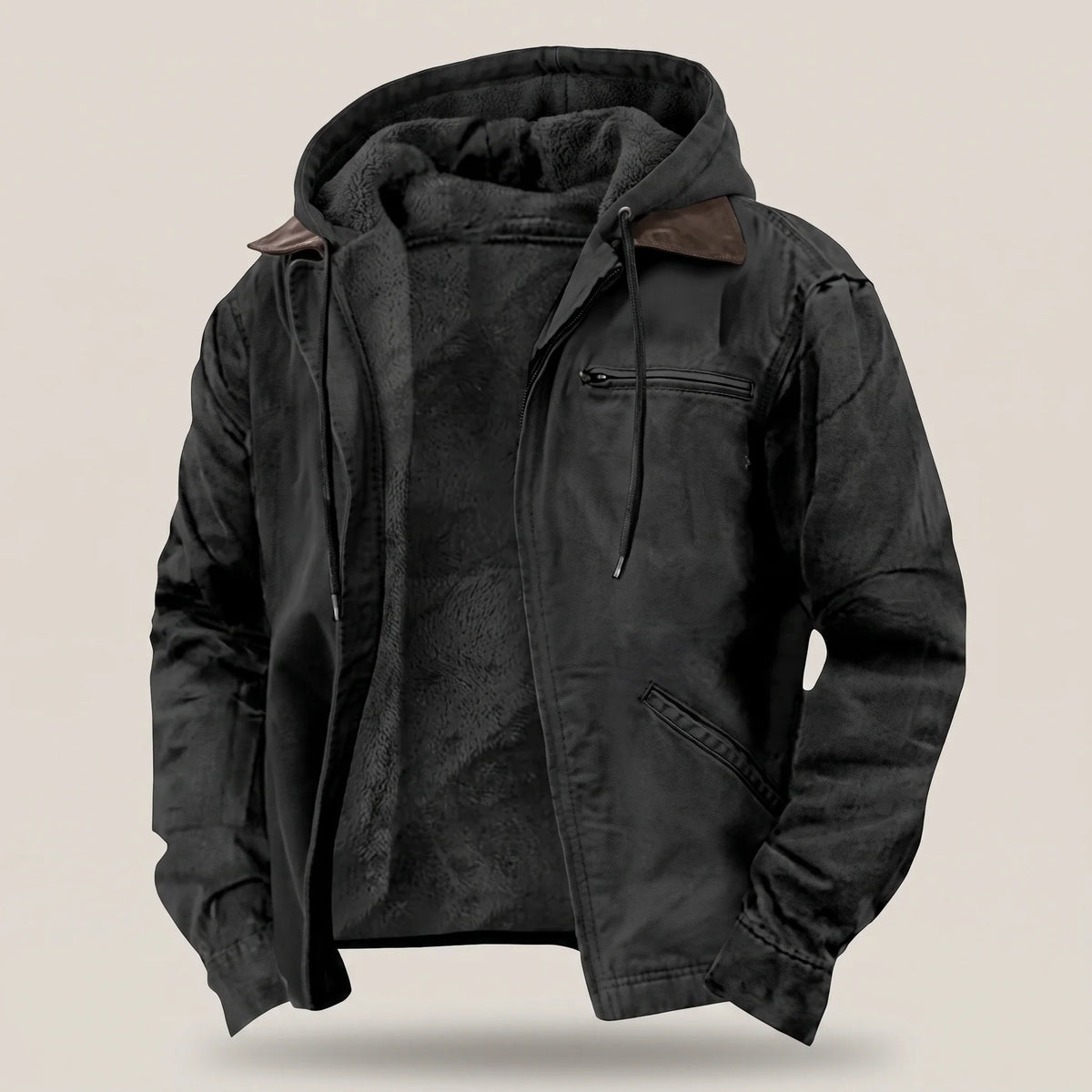 Bradbury Fleece-Lined Suede Jacket