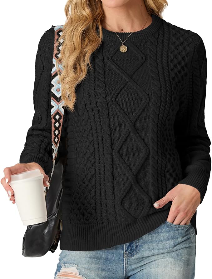 Sandra | Premium Crossknit Sweater