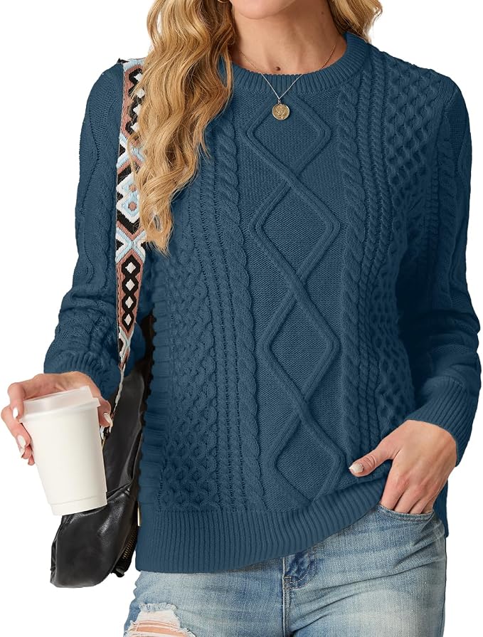 Sandra | Premium Crossknit Sweater