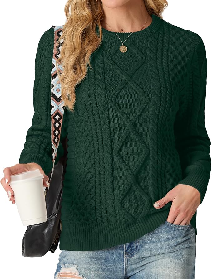 Sandra | Premium Crossknit Sweater