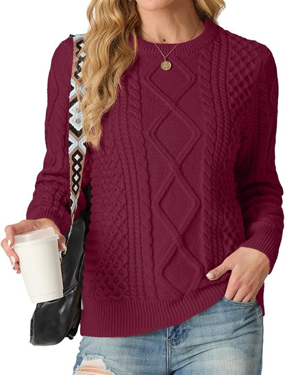Sandra | Premium Crossknit Sweater