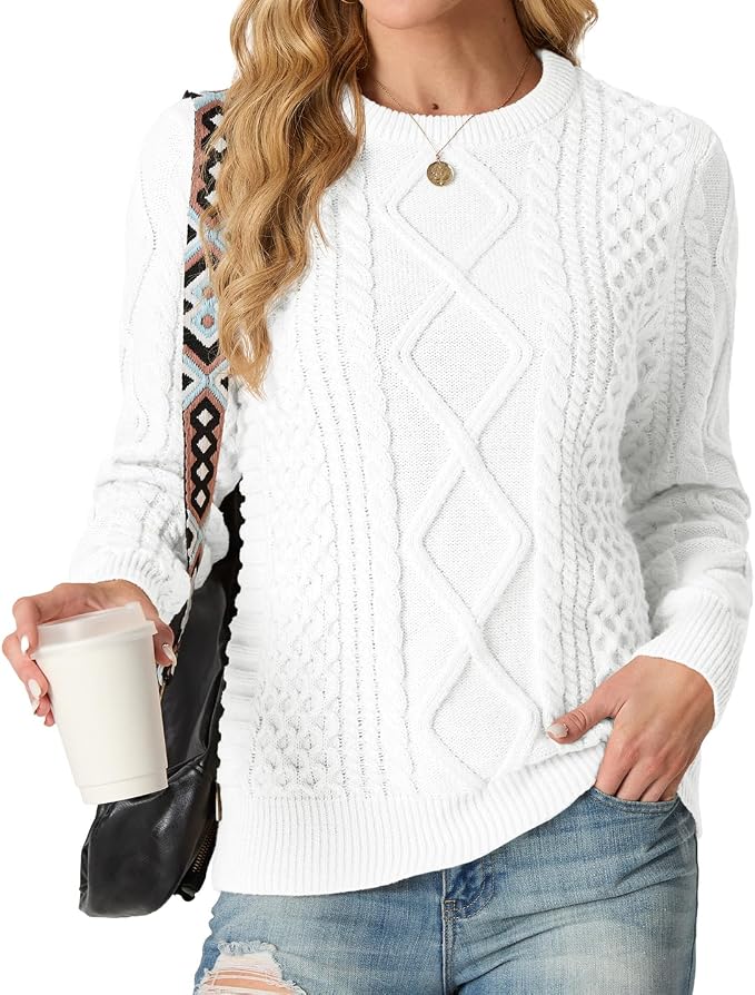 Sandra | Premium Crossknit Sweater