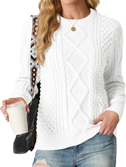 Sandra | Premium Crossknit Sweater