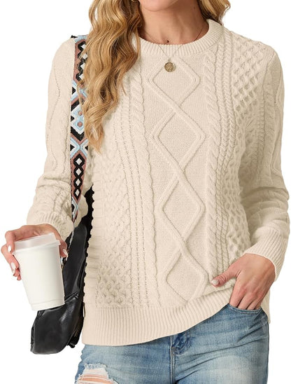 Sandra | Premium Crossknit Sweater