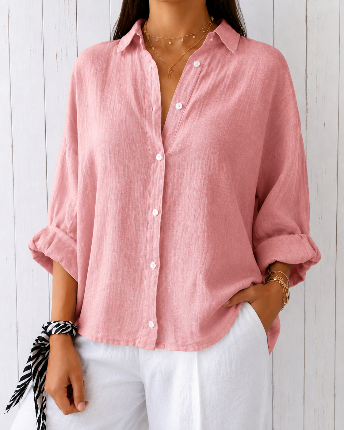 Mcqueen | Womens Linen Shirt