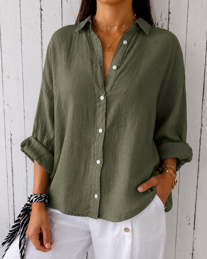 Mcqueen | Womens Linen Shirt