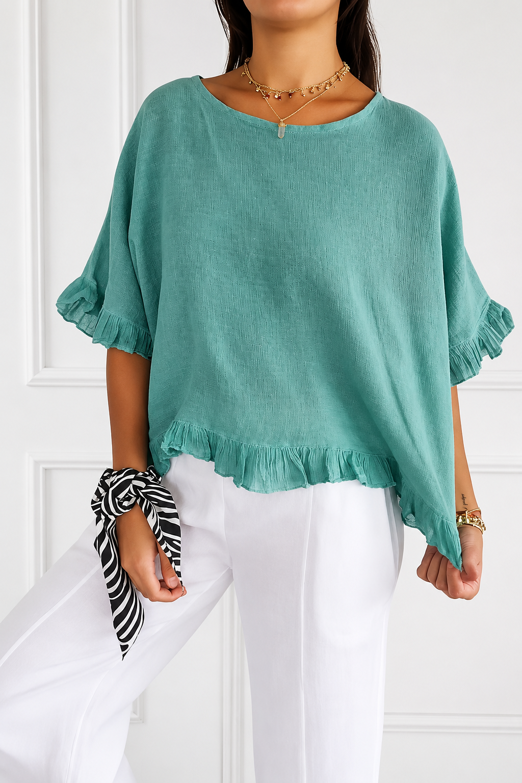 Tiana | Women's Summer Linen Top