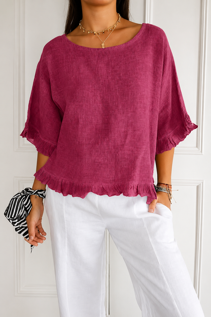 Tiana | Women's Summer Linen Top