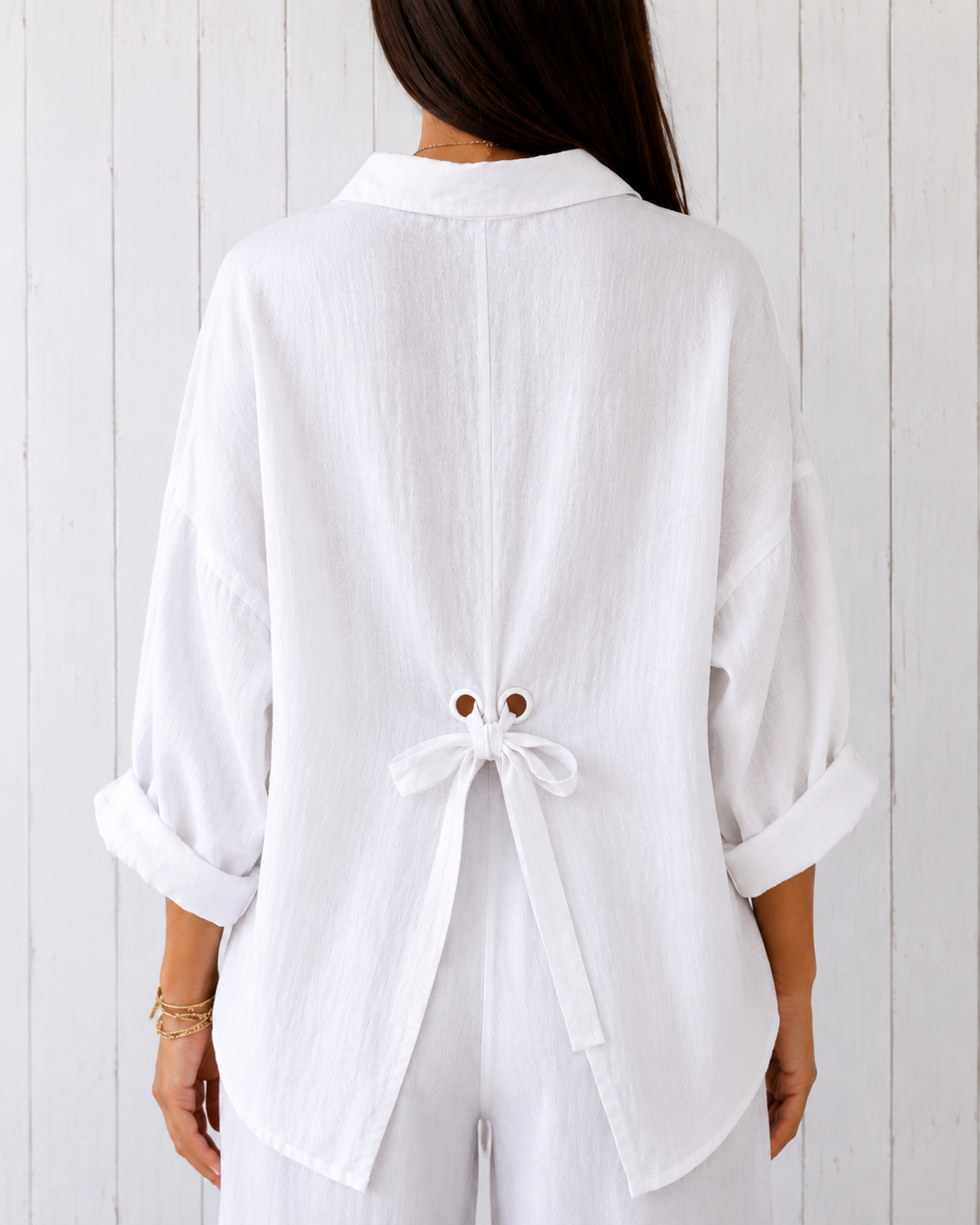 Mcqueen | Womens Linen Shirt