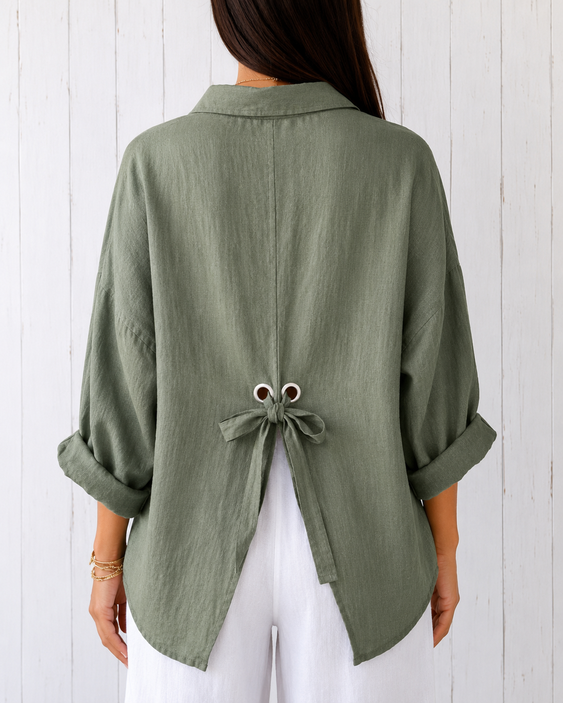 Mcqueen | Womens Linen Shirt