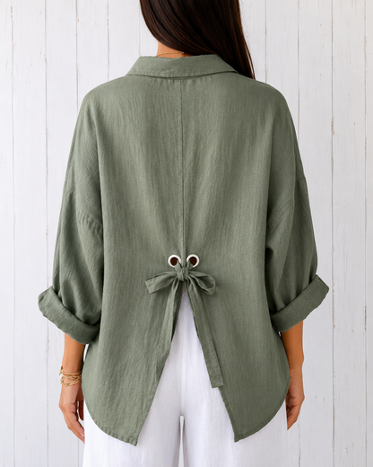 Mcqueen | Womens Linen Shirt