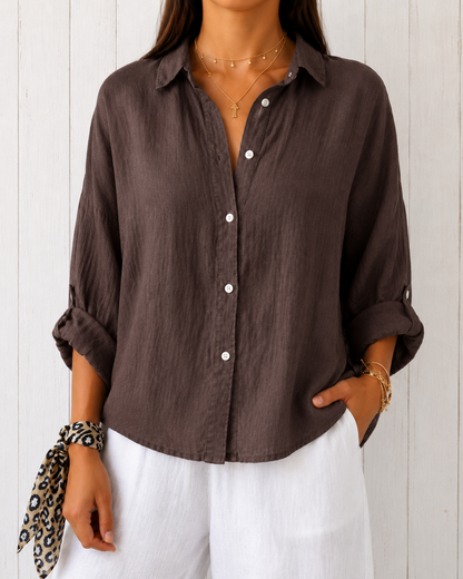 Mcqueen | Womens Linen Shirt