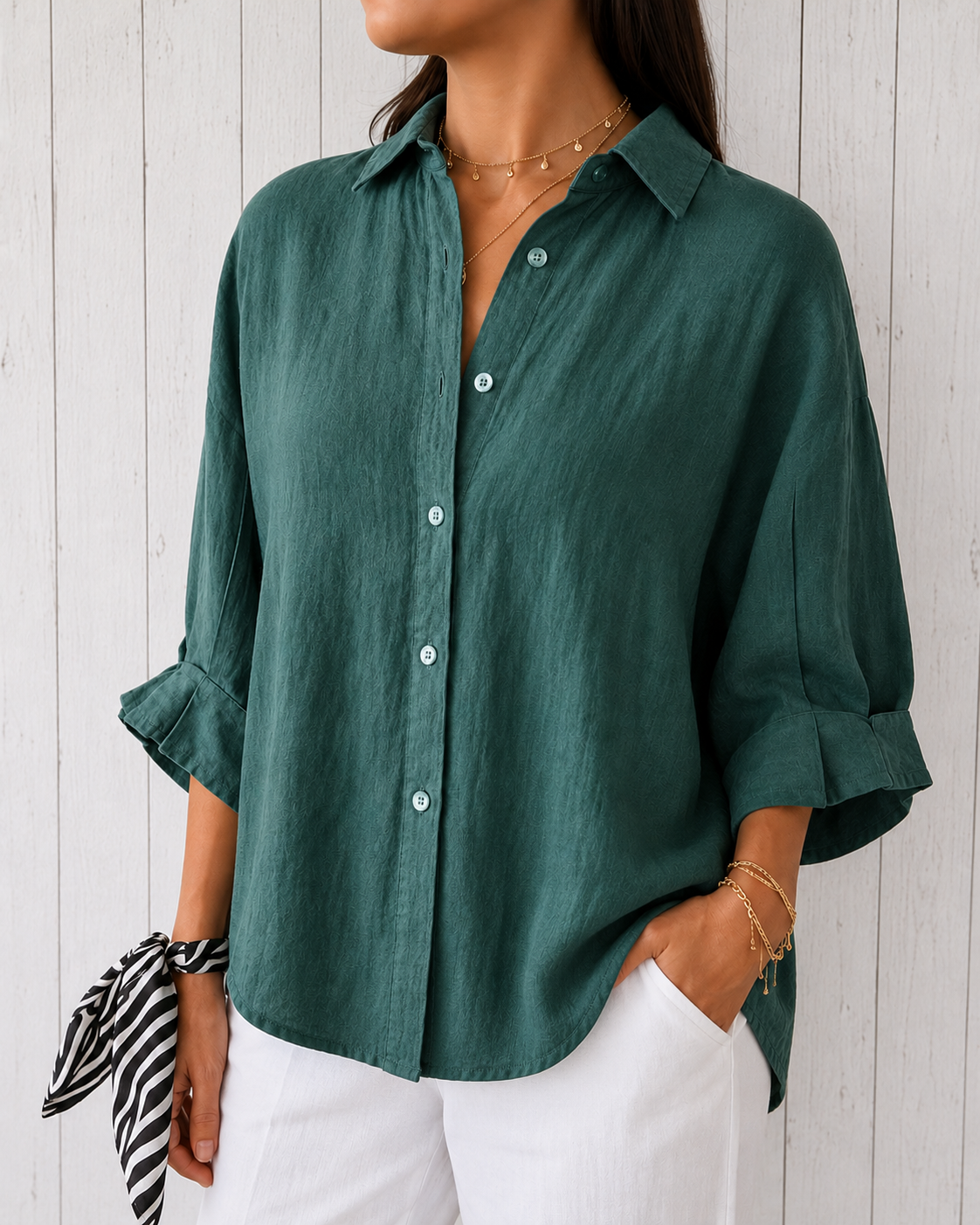 Mcqueen | Womens Linen Shirt
