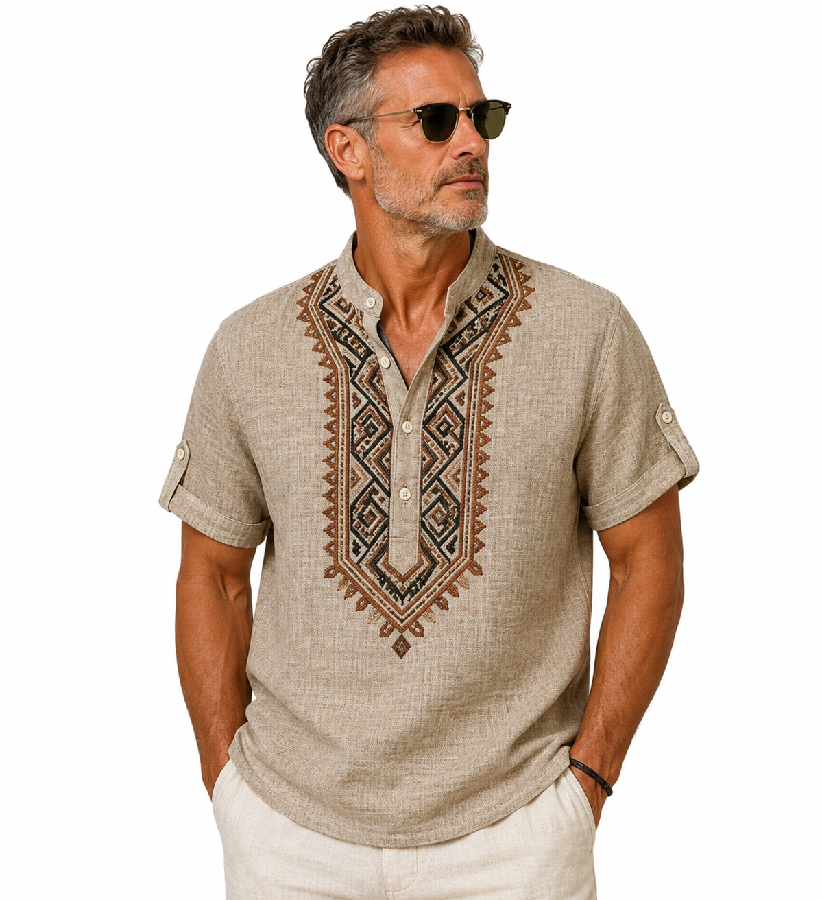Valmont | Boho Premium Linen Shirt