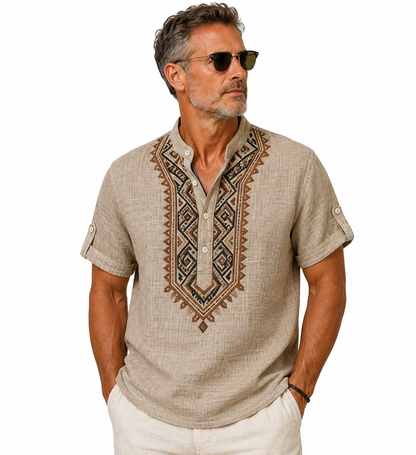 Valmont | Boho Premium Linen Shirt