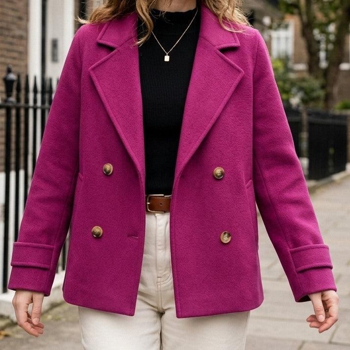 Charlotte Wool-Blend Coat