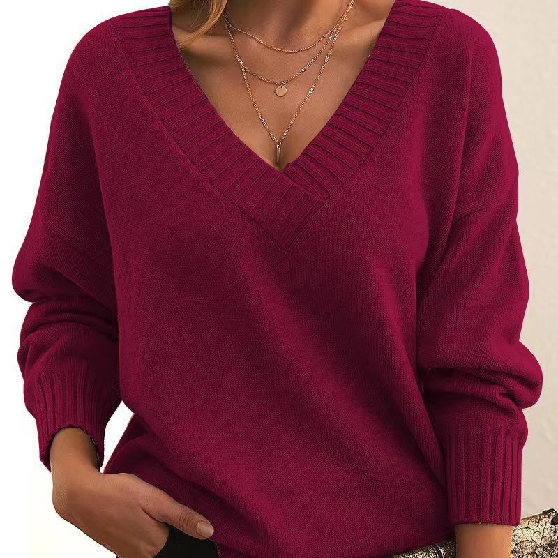 The Olivia™ V-Neck Knit Jumper