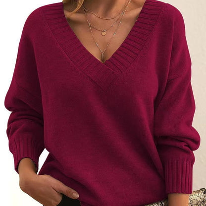 The Olivia™ V-Neck Knit Jumper