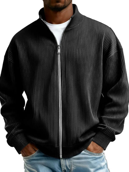 Valmont | Premium Ribbed Zip Jacket