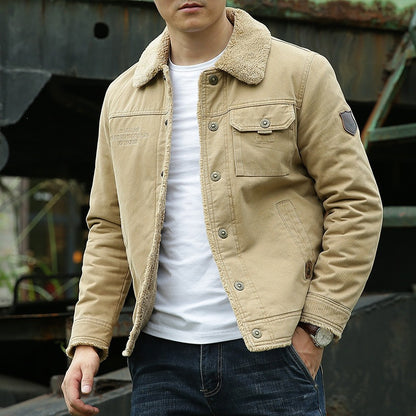 Hudson Sherpa-Lined Utility Jacket
