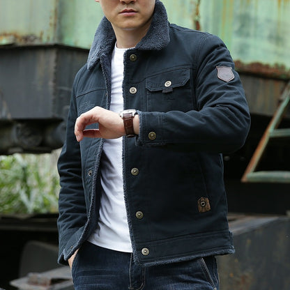 Hudson Sherpa-Lined Utility Jacket