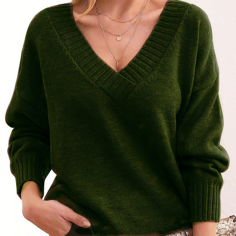 The Olivia™ V-Neck Knit Jumper
