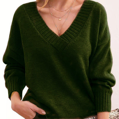 The Olivia™ V-Neck Knit Jumper