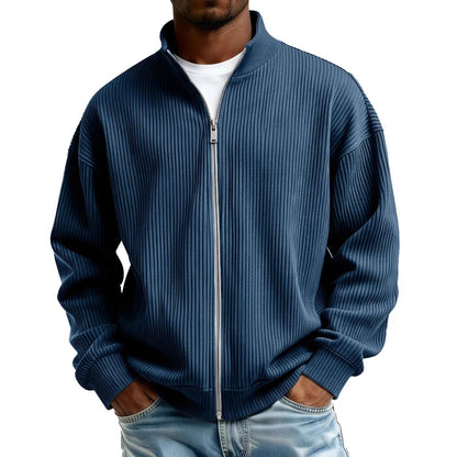 Valmont | Premium Ribbed Zip Jacket