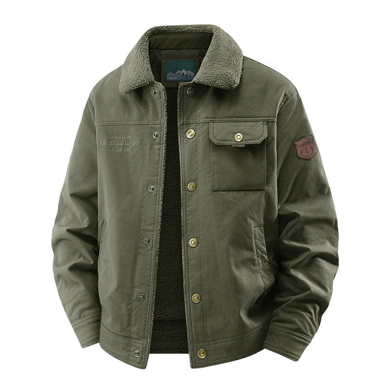 Hudson Sherpa-Lined Utility Jacket