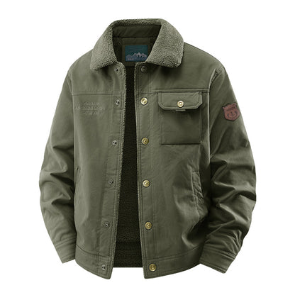 Hudson Sherpa-Lined Utility Jacket