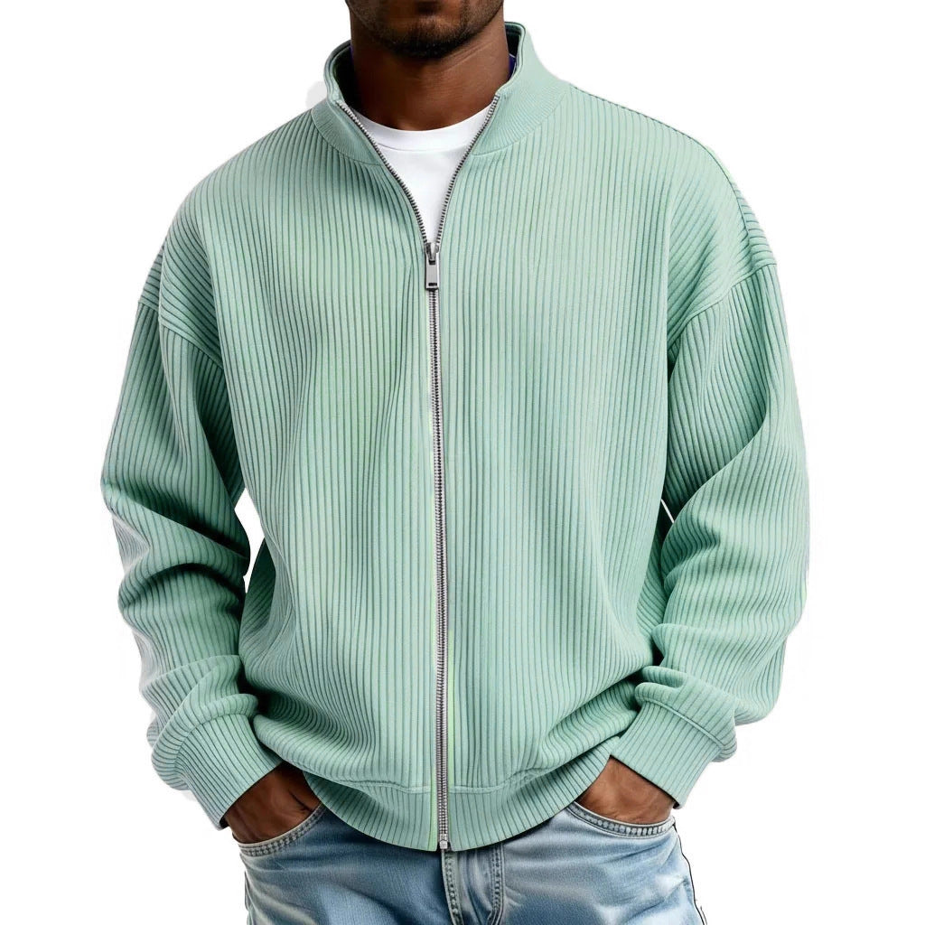 Valmont | Premium Ribbed Zip Jacket
