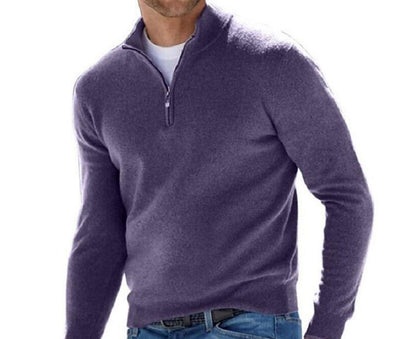 Valmont | Quarter-Zip Knit Sweater