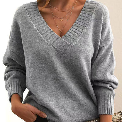 The Olivia™ V-Neck Knit Jumper