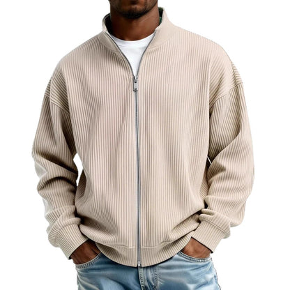 Valmont | Premium Ribbed Zip Jacket
