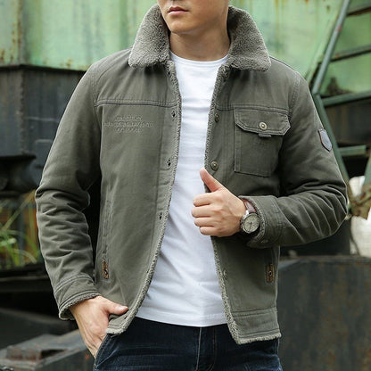 Hudson Sherpa-Lined Utility Jacket