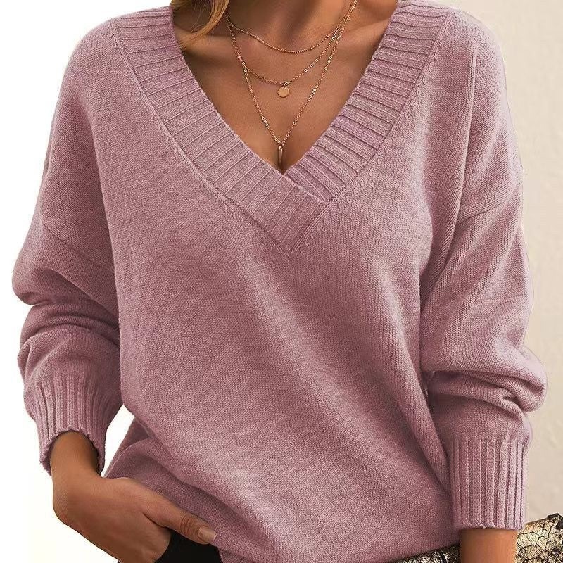 The Olivia™ V-Neck Knit Jumper