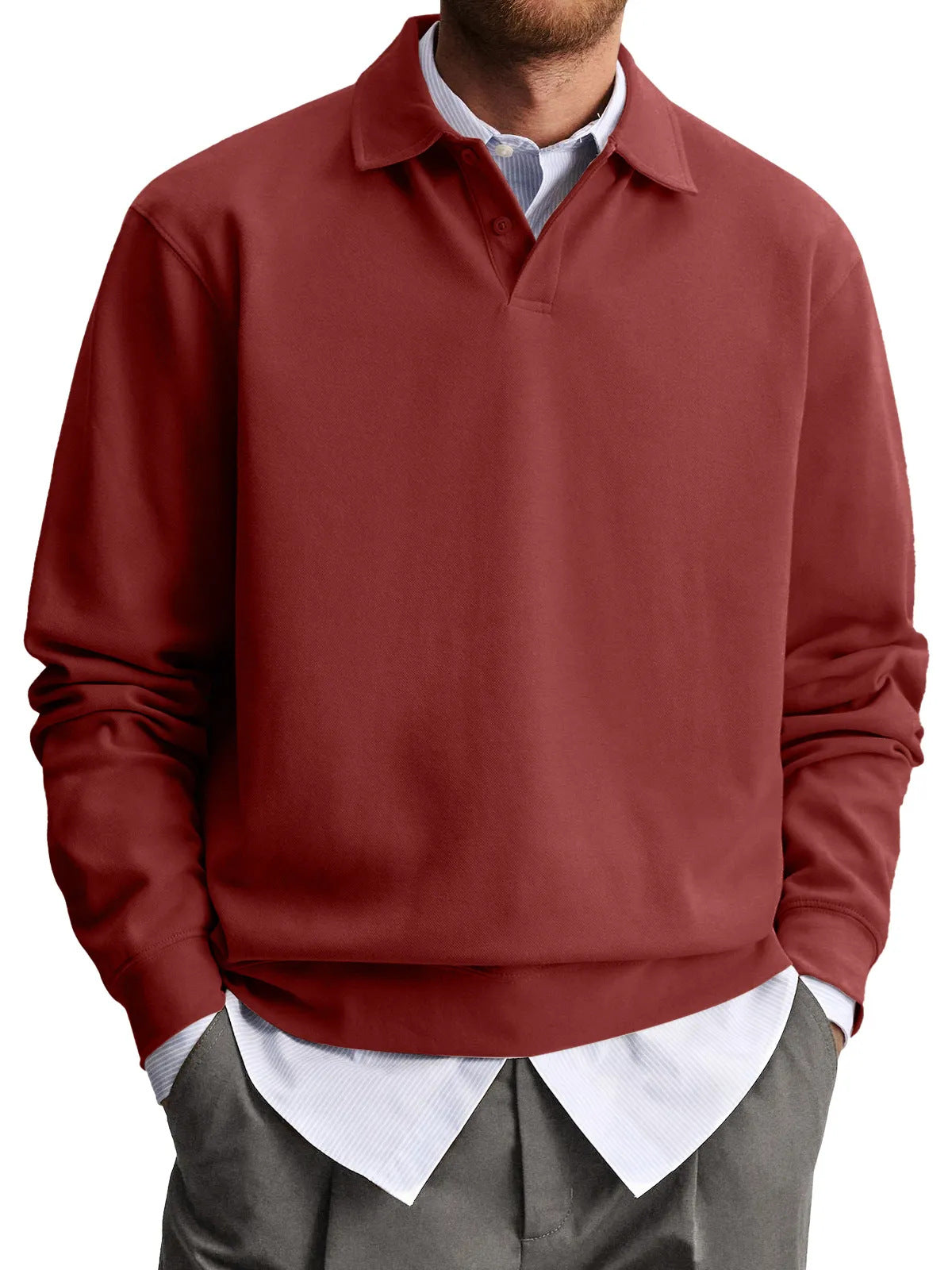 Hartley Collared Sweatshirt