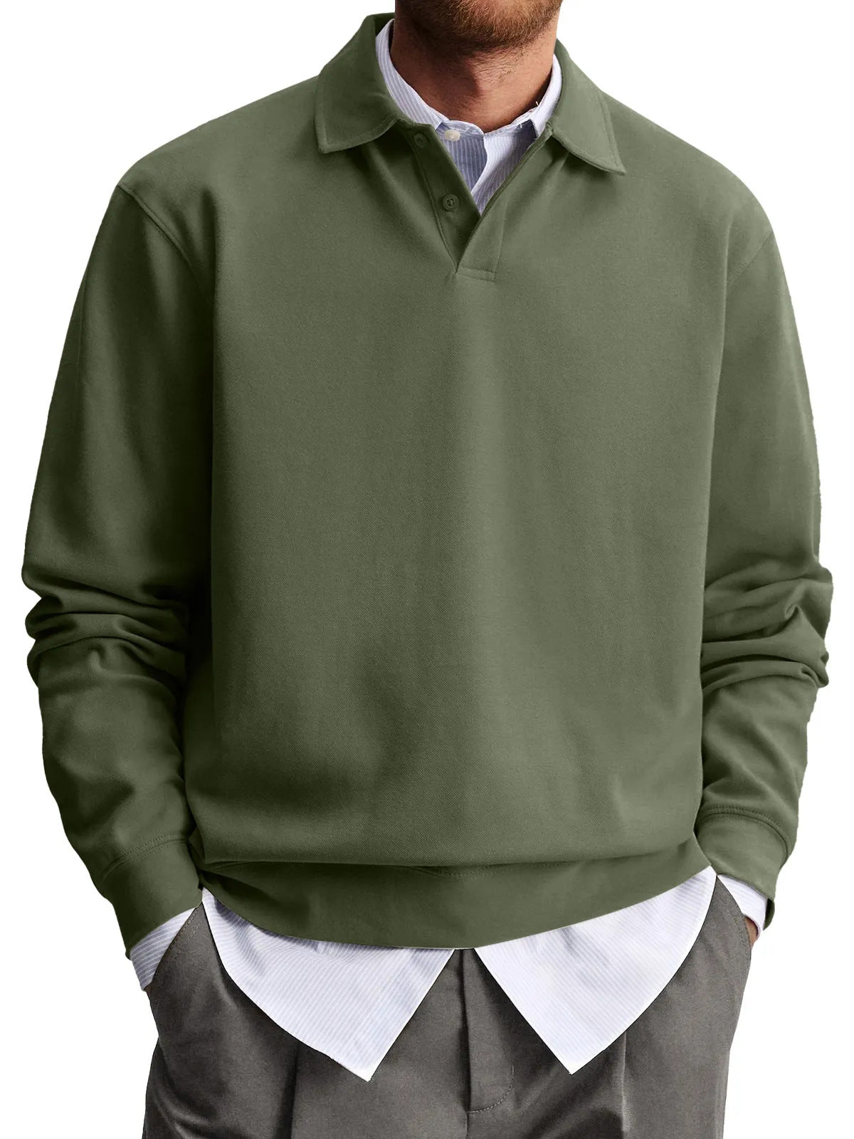 Hartley Collared Sweatshirt
