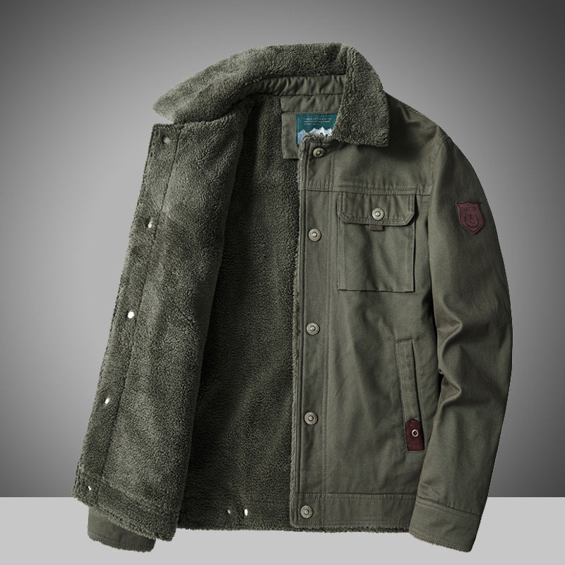 Hudson Sherpa-Lined Utility Jacket