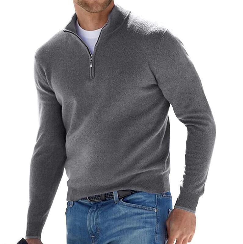 Valmont | Quarter-Zip Knit Sweater