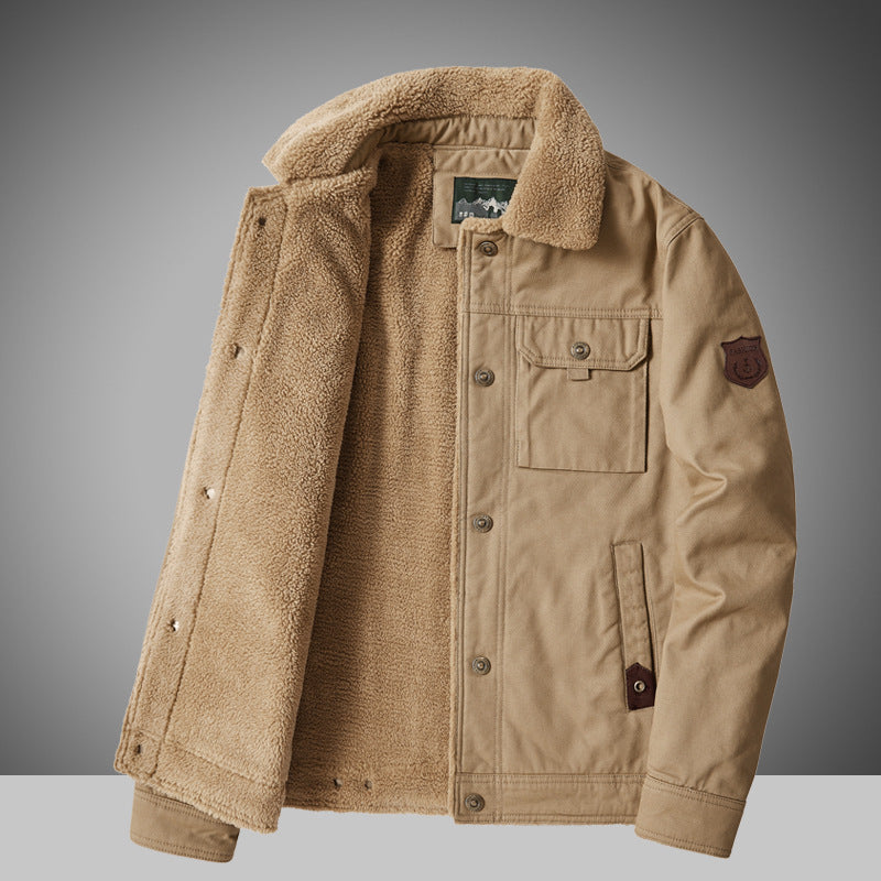 Hudson Sherpa-Lined Utility Jacket