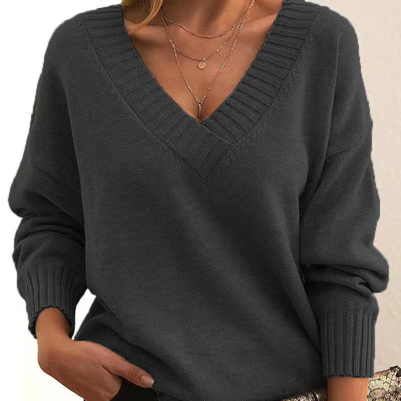 The Olivia™ V-Neck Knit Jumper