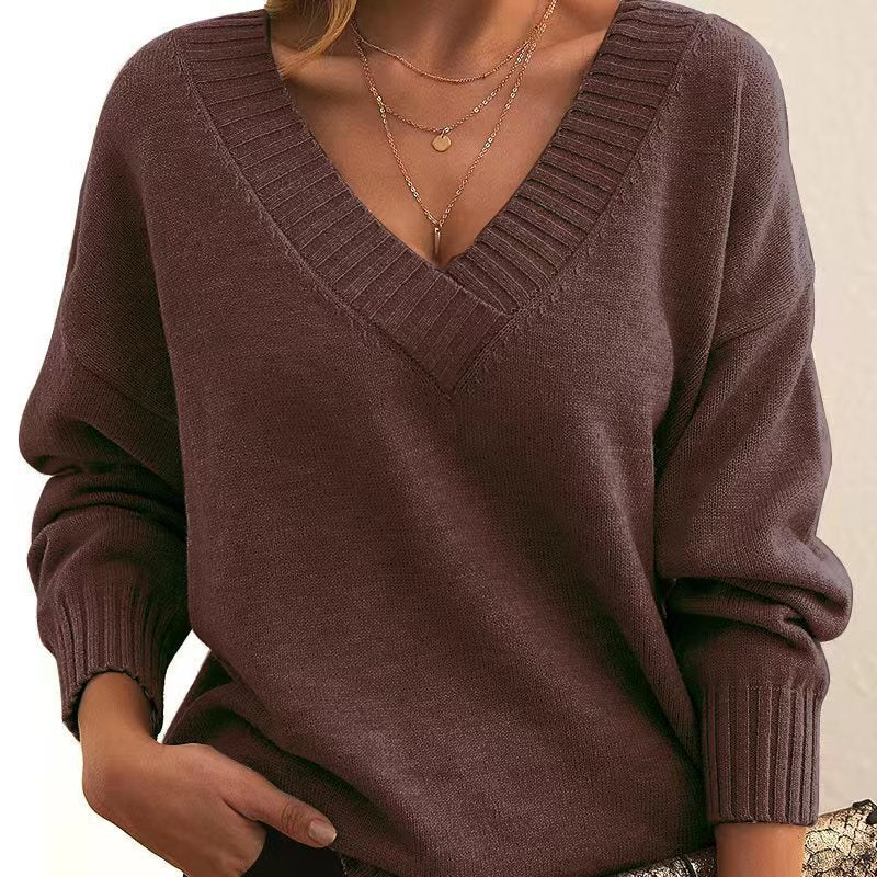 The Olivia™ V-Neck Knit Jumper