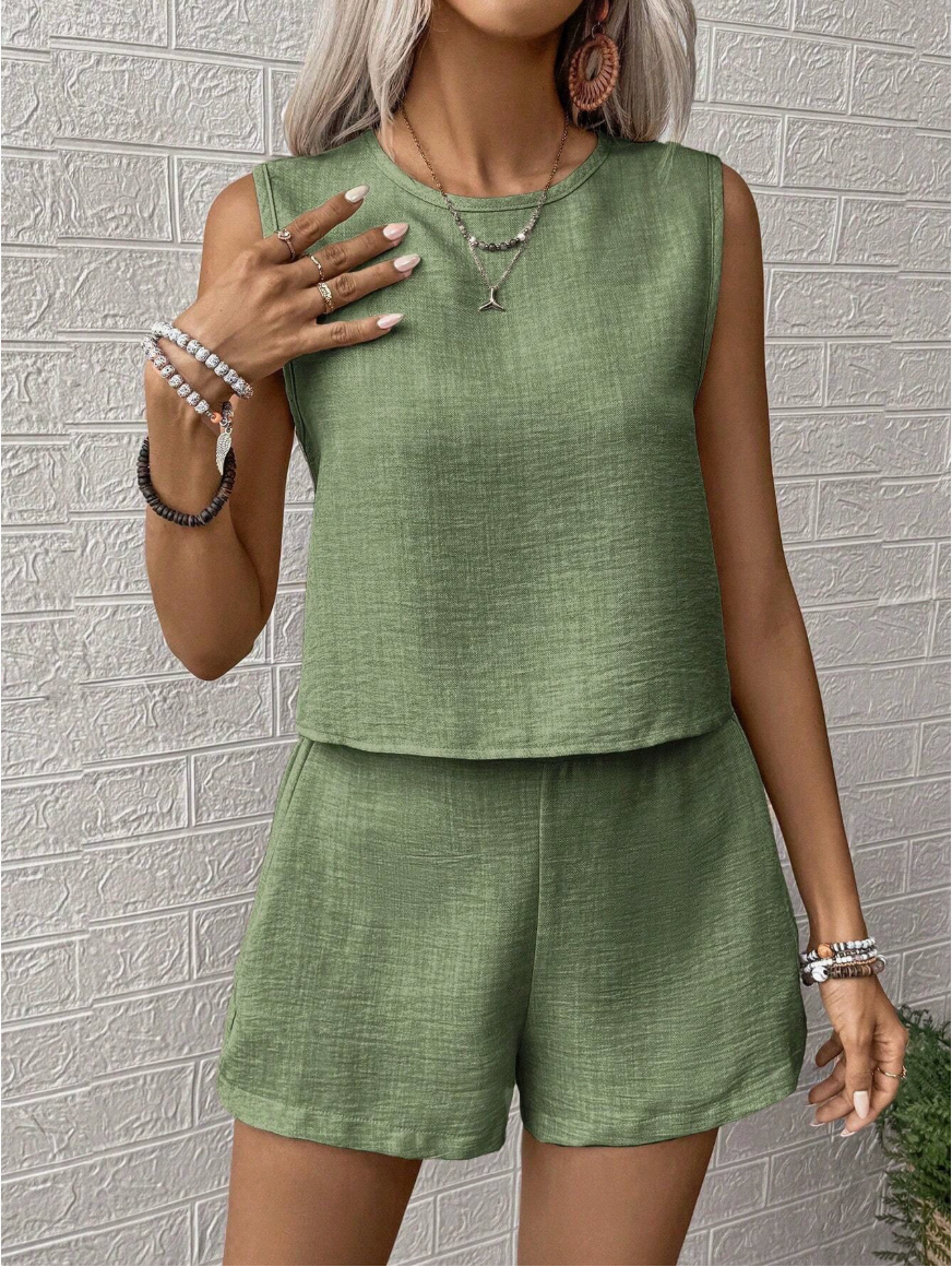 Livia | Women's Two-Piece Linen Set