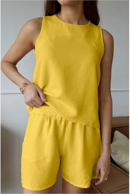 Livia | Women's Two-Piece Linen Set