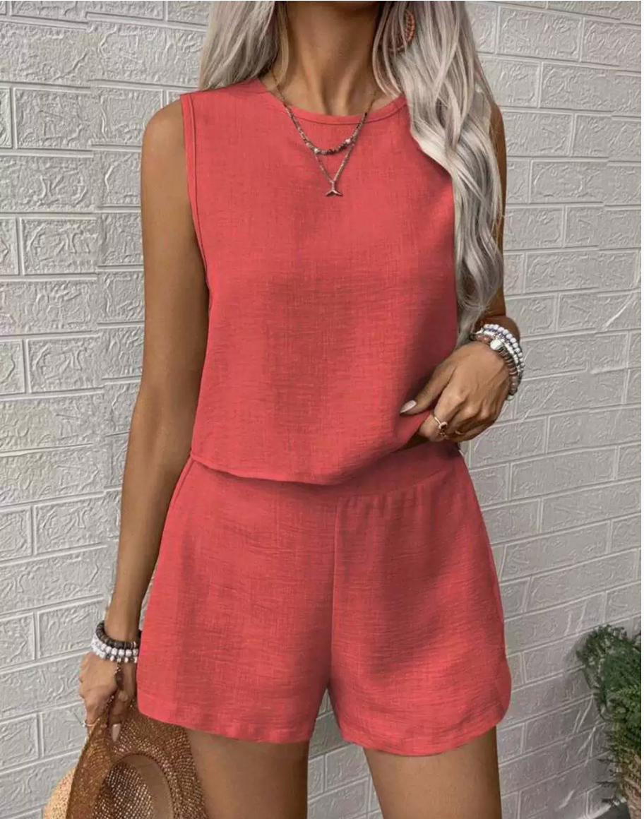 Livia | Women's Two-Piece Linen Set