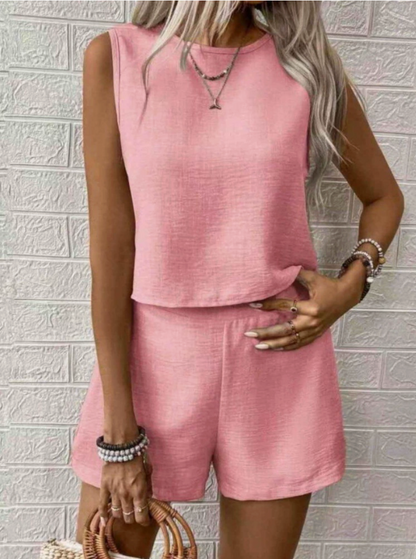 Livia | Women's Two-Piece Linen Set