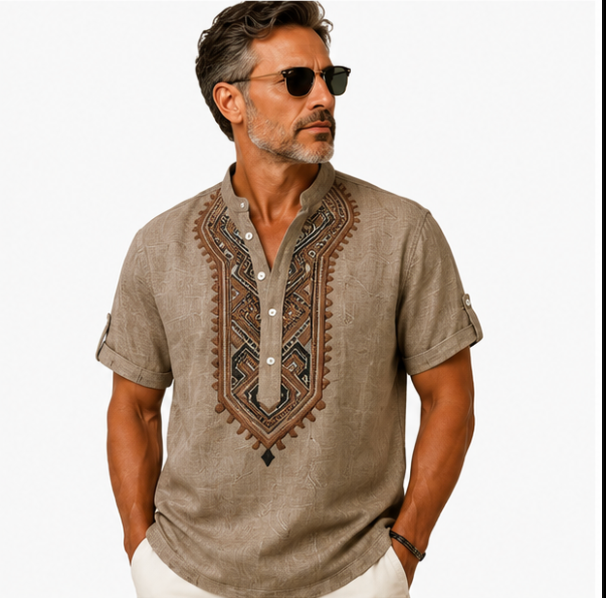 Valmont | Boho Premium Linen Shirt