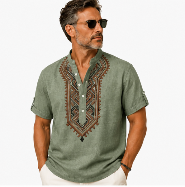 Valmont | Boho Premium Linen Shirt